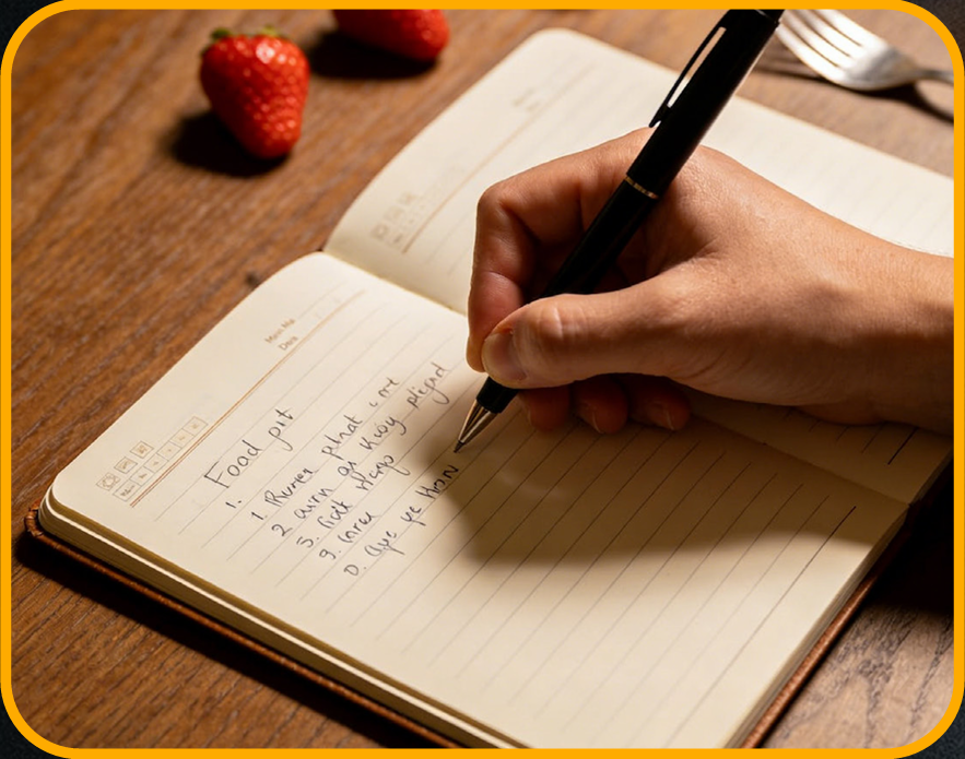 Written recipe submission