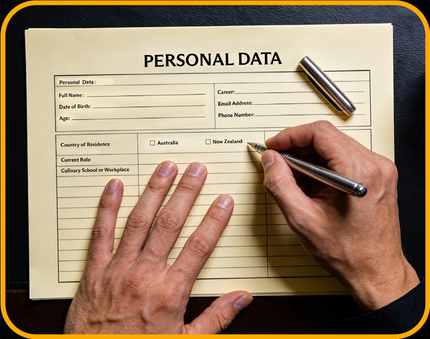 Chef background and personal details